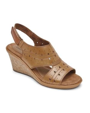 Cobb Hill Janna Perf Sling Sandal - Brown