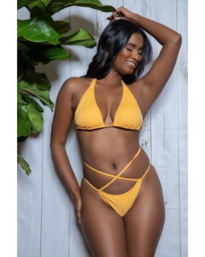 TRUEDAMES Abigail Bikini Set - Yellow
