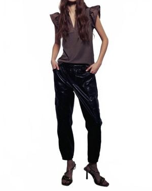 Melissa Nepton Kansas Cap Sleeve Top - Blue