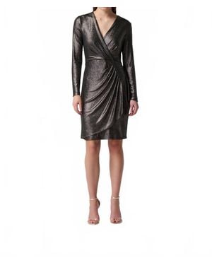 knee length dresses for ladies Joseph Heidi Leather Stretch Dress - Size 32 - Brown main image 0