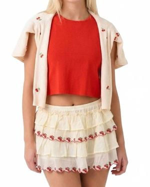 Lelet Jemma Cherry Skirt - Red