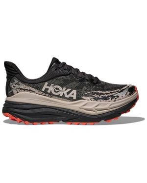 Hoka One One Stinson 7 Trail Running Shoes - Black
