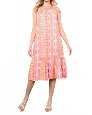 Thml June Midi Dress - Pink