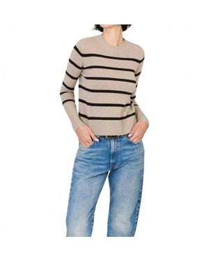 Not Monday Jane Cashmere Crewneck Top - Blue