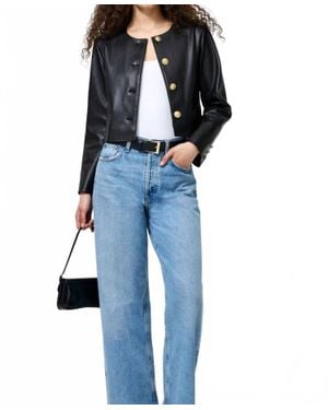 French Connection Dessa Cropped Jacket - Blue