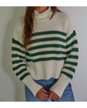 Madewell Pullover Turtleneck Sweater - Green