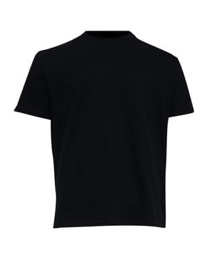 Amiri Logo-Embroidered Round Neck T-Shirt - Black