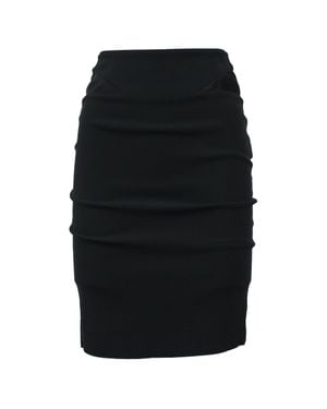 Viktor & Rolf Mini Fitted Skirt - Black