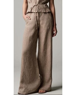 Hevron Capri Pant - Brown