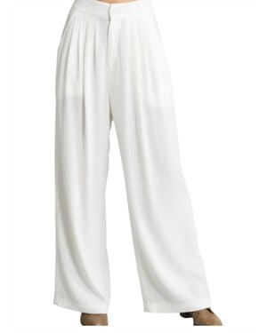 Davi & Dani Relaxing Day Trouser - White