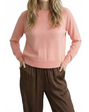 EsQualo Heidi Crewneck Sweater - Red