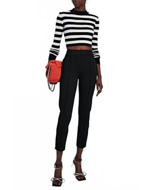 Anine Bing Ian Slim-Leg Pant - Black