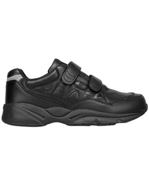 Propet Stability Walker Strap Walking Shoe - Black