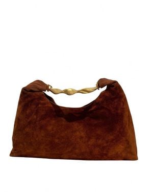 Jonathan Simkhai Nixi Suede Hobo Bag - Brown