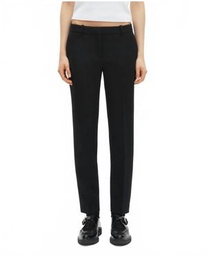 The Kooples Crepe Tailored Pants - Black