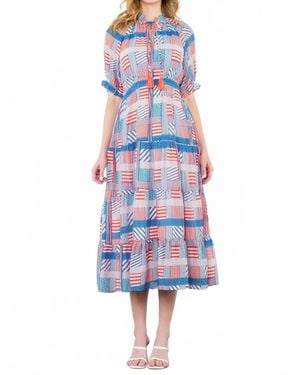 Thml Ruffle Maxi Dress - White