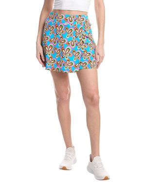 IBKUL Faux Wrap Skort - Blue
