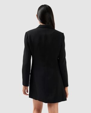 Belle & Bloom Diamond Heart Blazer Dress - Black