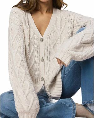 Splendid Harlow Heart Cardigan - Gray
