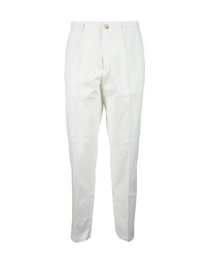 TRUE NYC Stretch Cotton Pants - White
