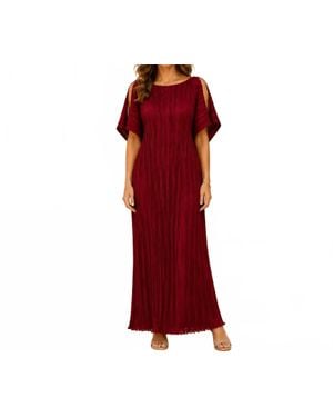 DAPHNE VALENTE Ifigenia Caftan Maxi Dress - Red