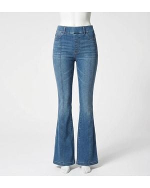 Spanx Flare Midnight Jeans - Blue