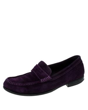 DSquared² Suede Penny Loafers - Blue