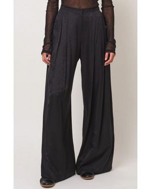 Raquel Allegra Trapeze Pants - Black