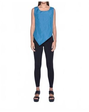 Simply Mila Uneven Hem Tank - Blue