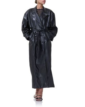 AFRM Saint Barrel Sleeve Trench Coat - Black