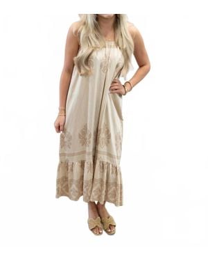 B.Young Jayci Midi Dress - Natural