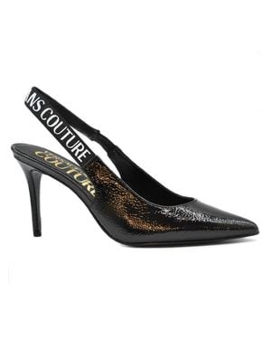 Versace Slingback Pumps - Black