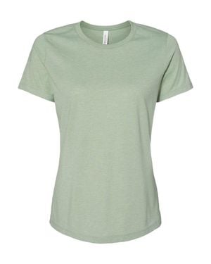 Bella Canvas Relaxed Fit Heather Cvc Tee - Green