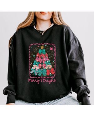 Simply Sage Market Merry & Bright Bow Tree - Black