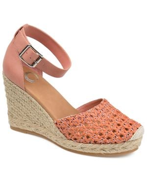 Journee Collection Sierra Espadrille Sandal - Brown