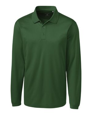 Clique L/S Ice Pique Polo Shirt - Green