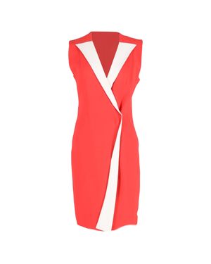 Emilia Wickstead Mini Vest Dress - Red