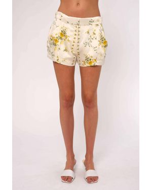LOVE THE LABEL Kaye Pull On Shorts - Yellow