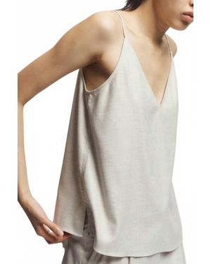 Saint Art Keller V-Neck Swing Tank - White