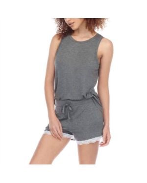 Honeydew Intimates Tank And Short Set - Gray