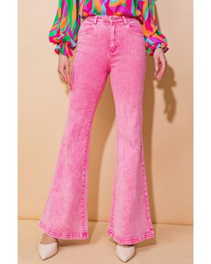 TRUEDAMES Coming Together Twill Pants - Pink