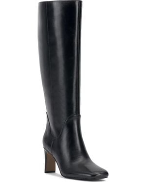 Vince Camuto Vestella Boots Extra Wide Calf Knee High Hawk1991 - Black