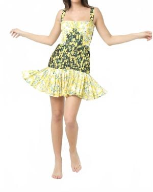 Kleid Rain Aithana Dress - Yellow