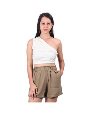 TRUEDAMES Comfy Chic Elastic Waist Shorts - Multicolor