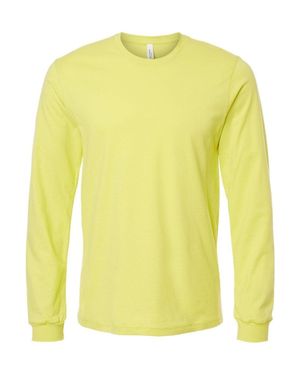 Bella Canvas Jersey Long Sleeve Tee - Yellow