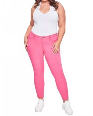 YMI Hyperstretch Skinny Jeans - Pink