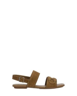 Hogan H685 Iconic H Suede Sandals - White