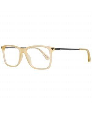 Police Metal & Plastic Glasses Frame - Metallic