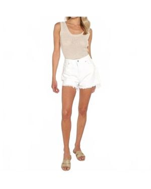 Rolla's Dusters Raw Hem Short - White