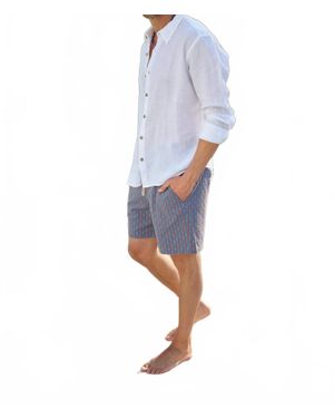 Road to Nowhere Dillon Cotton Shorts - White